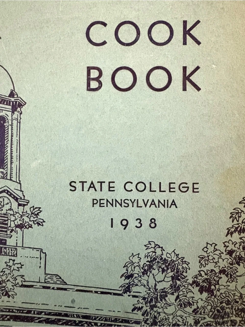Rare  Penn State Alumnae Cook Book circa 1938 in great condition! -